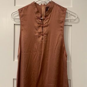 Silky Mauve Reformation Mini Dress